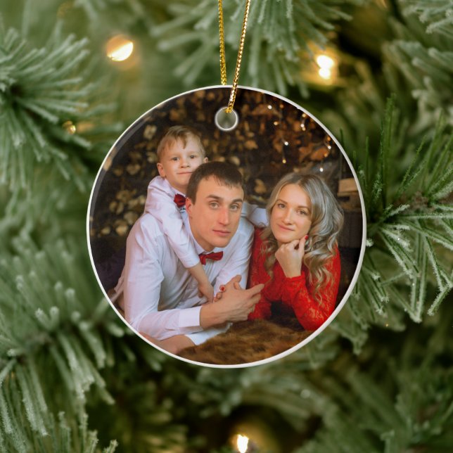 Första jul i vårt nya hem 2025 julgransprydnad keramik (Träd)