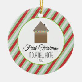 Första jul i vårt nya hem julgransprydnad keramik