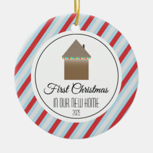 Första jul i vårt nya hem julgransprydnad keramik