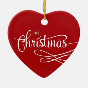 Första jul med Baby 2017 Julgransprydnad Keramik