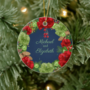 Första jul med Helgdag Julgransprydnad Keramik