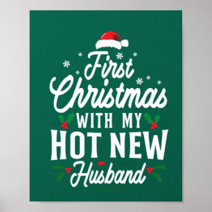 Första jul med min Hett New Make Julafton Gift Poster
