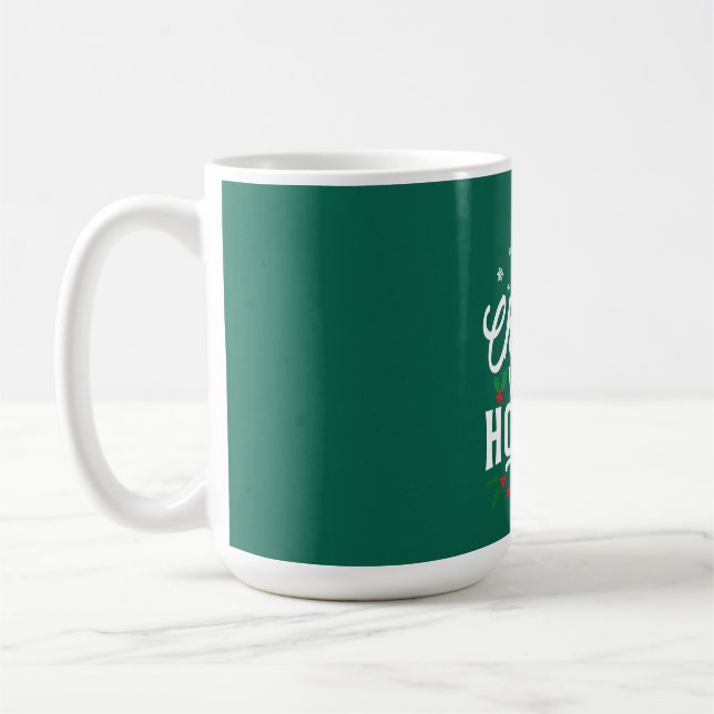 Första jul med min Hett Ny fru Funny Julafton Kaffemugg (Vänster)