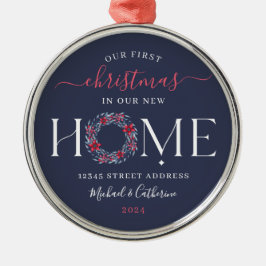 Första jul - ny Elegant för marin krans Julgransprydnad Metall