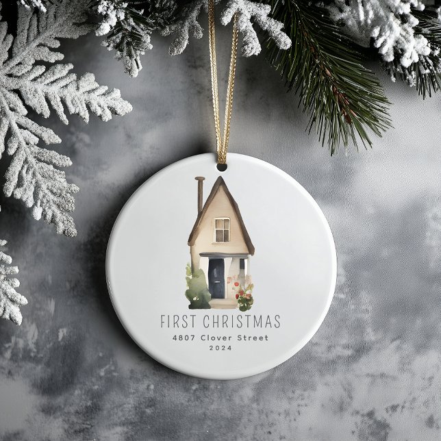 Första jul - ny hemmavattenfärg - Ornament (Skapare uppladdad)
