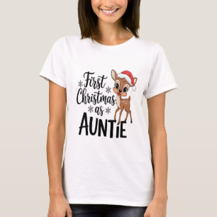Första jul som Auntie Shirt festlig T