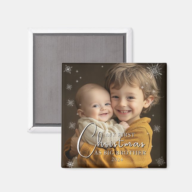 Första jul som Big Brother Photo Magnet (Front/Back)