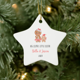 Första jul som Big Sister Cute Ornament