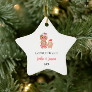 Första jul som Big Sister Cute Ornament