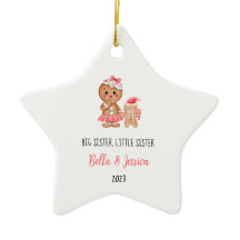 Första jul som Big Sister Cute Ornament