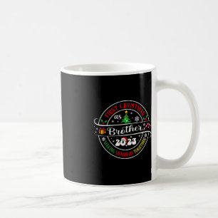 Första jul som broder 2023 julfamilj X Kaffemugg