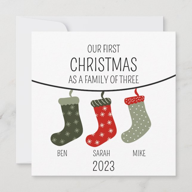 Första jul som familj av tre (Framsida)