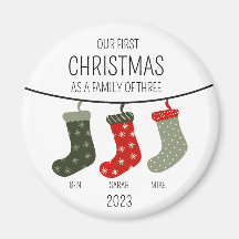 Första jul som familj av tre