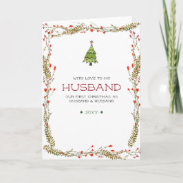 Första jul som Make och Make Helgkort