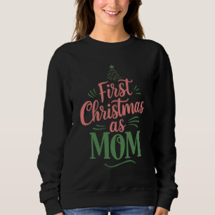 Första jul som Mamma matchande jul T Shirt
