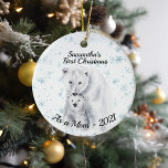 Första jul som Mamma Polar Bear Baby Julgransprydnad Keramik<br><div class="desc">Den här designen kan vara personlig genom att välja det andra alternativet för anpassning. Kontakta mig på colorflowcreations@gmail.com eller använda alternativet chatta överst på sidan om du vill ha den här designen på en annan produkt eller behöver hjälp. Se mer av mina design eller följ mig på www.facebook.com/colorflowcreations, www.instagram.com/colorflowcreations, www.twitter.com/colorflowart...</div>