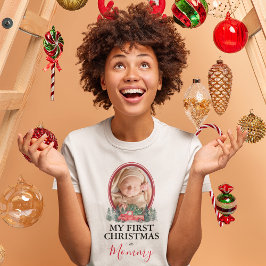 Första jul som Mamma Red Lastbil T-Shirt