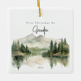 Första jul som morfar Helgdag Ornament