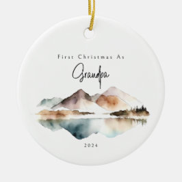 Första jul som morfar Helgdag Ornament