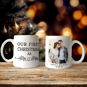 Första jul som Mr och Mrs. Photo Kaffemugg