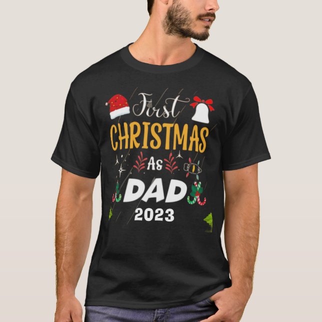 Första jul som pappa t shirt (Framsida)