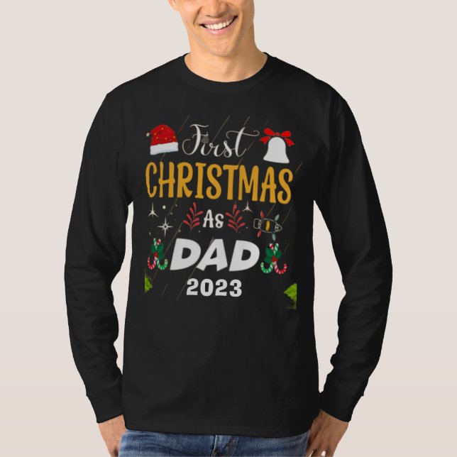 Första jul som pappa t shirt (Framsida)