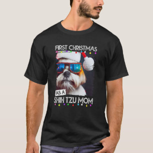 Första jul som Shih Tzu mamma T Shirt