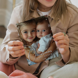 Första jul som stor syster fototryck
