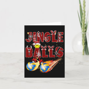 Första Julafton som en Pappa-jingle Volleyball Pap Kort