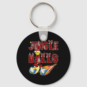 Första Julafton som en Pappa-jingle Volleyball Pap Nyckelring