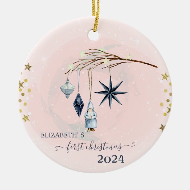 Första juldekorationer (Framsidan)