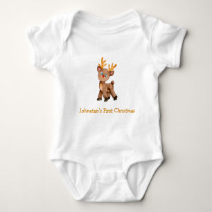 Första juldräkten Baby Hjort Baby T Shirt