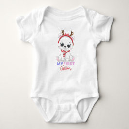 Första julen Baby, jul BabySuits T Shirt