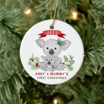 Första julen Baby & Mamma Ornamet