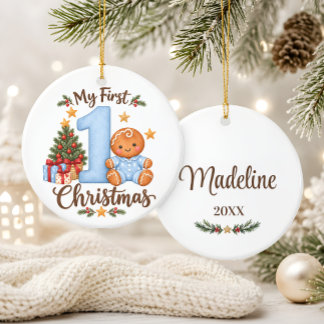 Första julen babykakor ornament