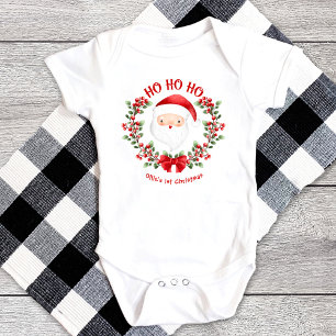 Första julen   Cute Santa T Shirt