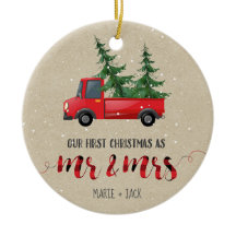 Första julen Gift med gift Personlig