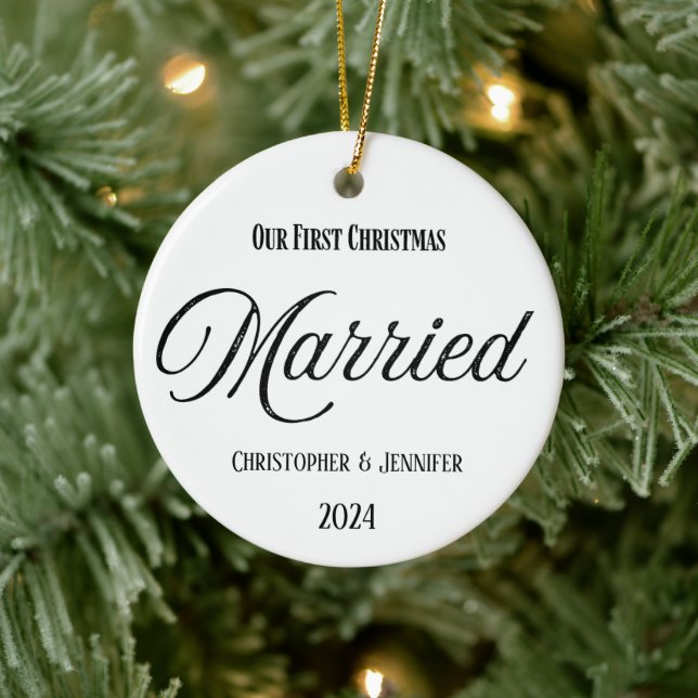 Första julen Gift Ornament (Träd)