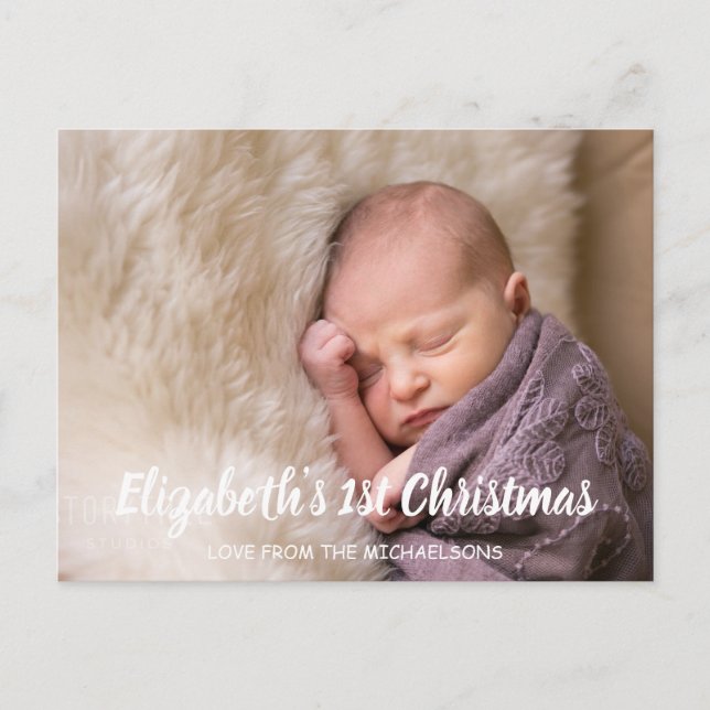 Första julen helg vykort (Framsida)