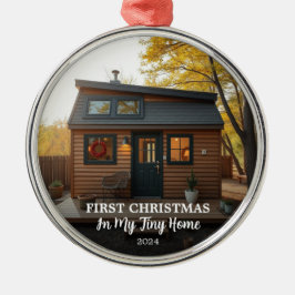 Första julen i mitt lilla hemfoto julgransprydnad metall