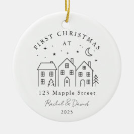 Första julen i vårt nya hem - Bostadskonst Julgransprydnad Keramik