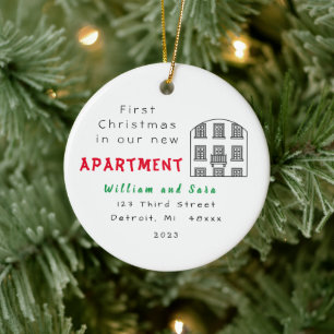 "Första julen i vårt nya rum" Ornament