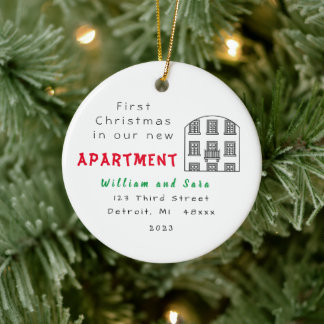 "Första julen i vårt nya rum" Ornament