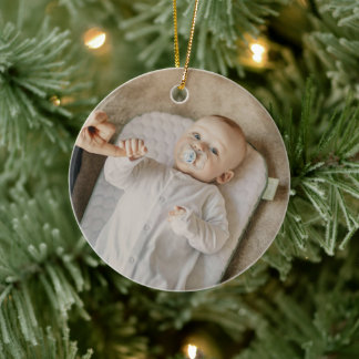 Första julen med födelsetestatistik 1 Foto Xmas-tr Julgransprydnad Keramik