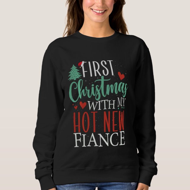 Första julen med min Hett New Fiance Engine Cou T Shirt (Framsida)