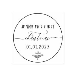 Första julen Namnteckning Stämpel