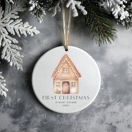 Första julen - nytt hemmakeribröd Ornament