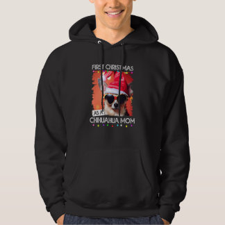 Första julen som Chihuahua-mamma Hoodie