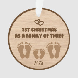 Första julen som en familj på tre