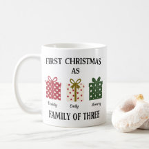 Första julen som en familj på tre present